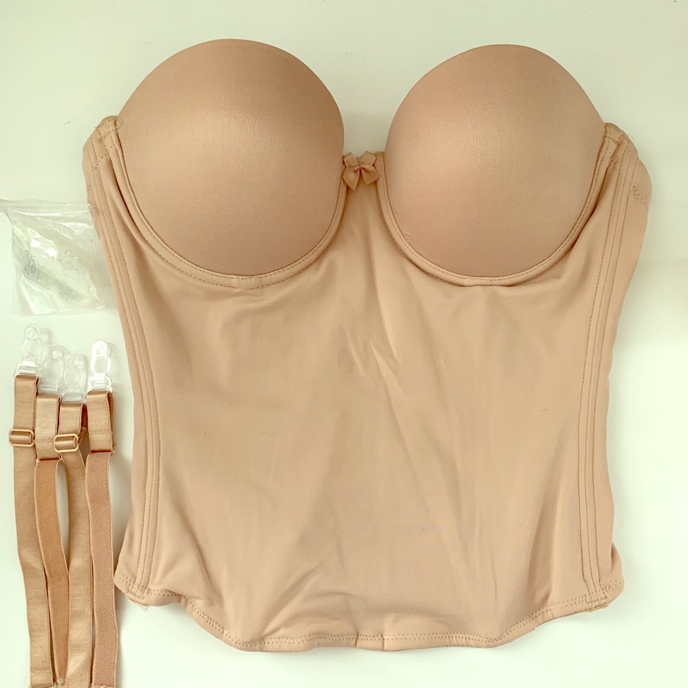 Va Bien low back bridal bustier - 32C